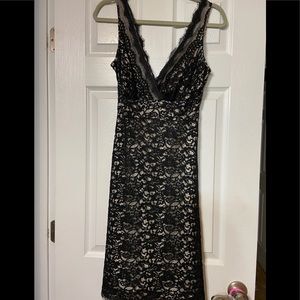 White House Black Market Formal Dress<< Black Lace